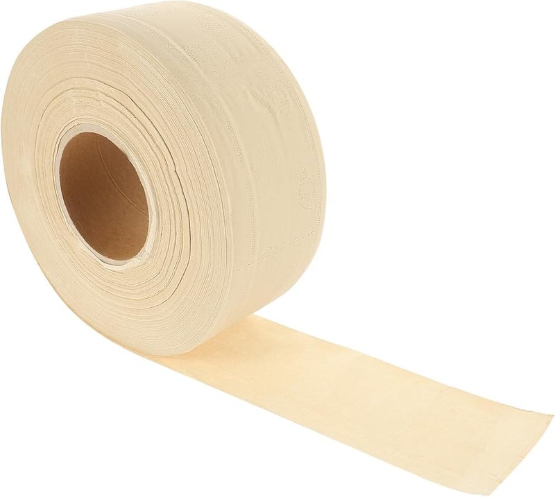 GARVALON Large Roll Toilet Paper 21x9cm Soft Natural Color Bathroom Tissue for Home Office - Image 1